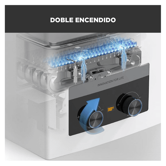 Calefont 5 Litros Tiro Natural Gas Licuado