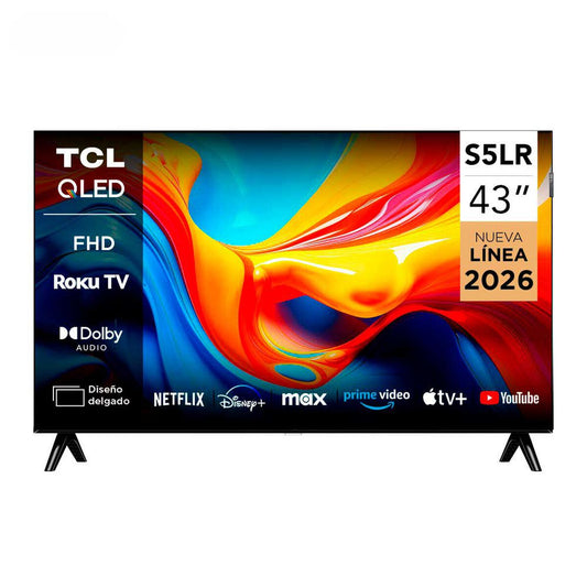 Smart TV QLED FHD 43" TCL Roku TV S5LR
